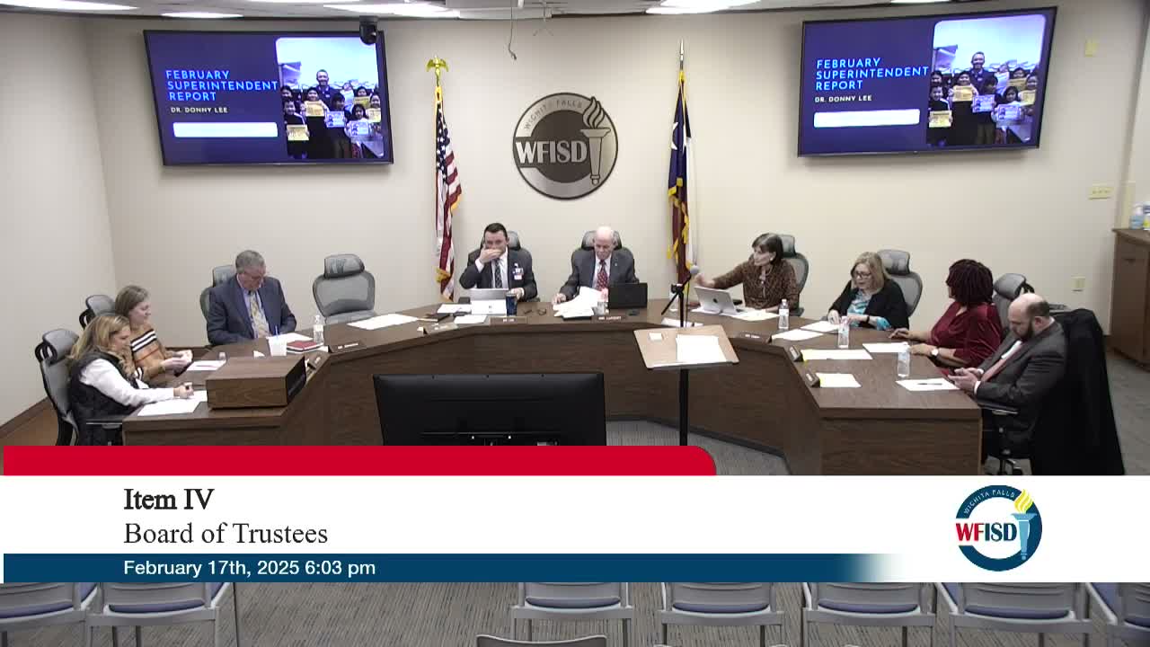 Wichita Falls ISD superintendent criticizes education savings accounts, urges action on attendance and discipline