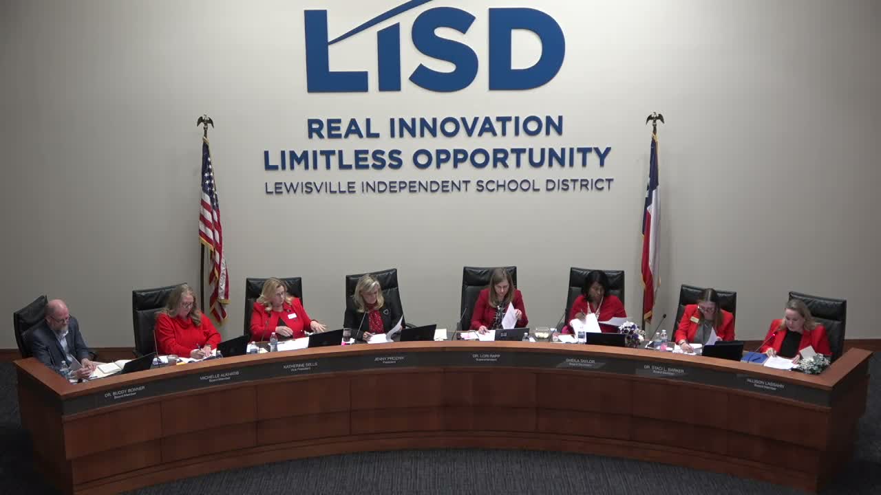 At a glance: Lewisville ISD board votes, Feb. 3, 2025
