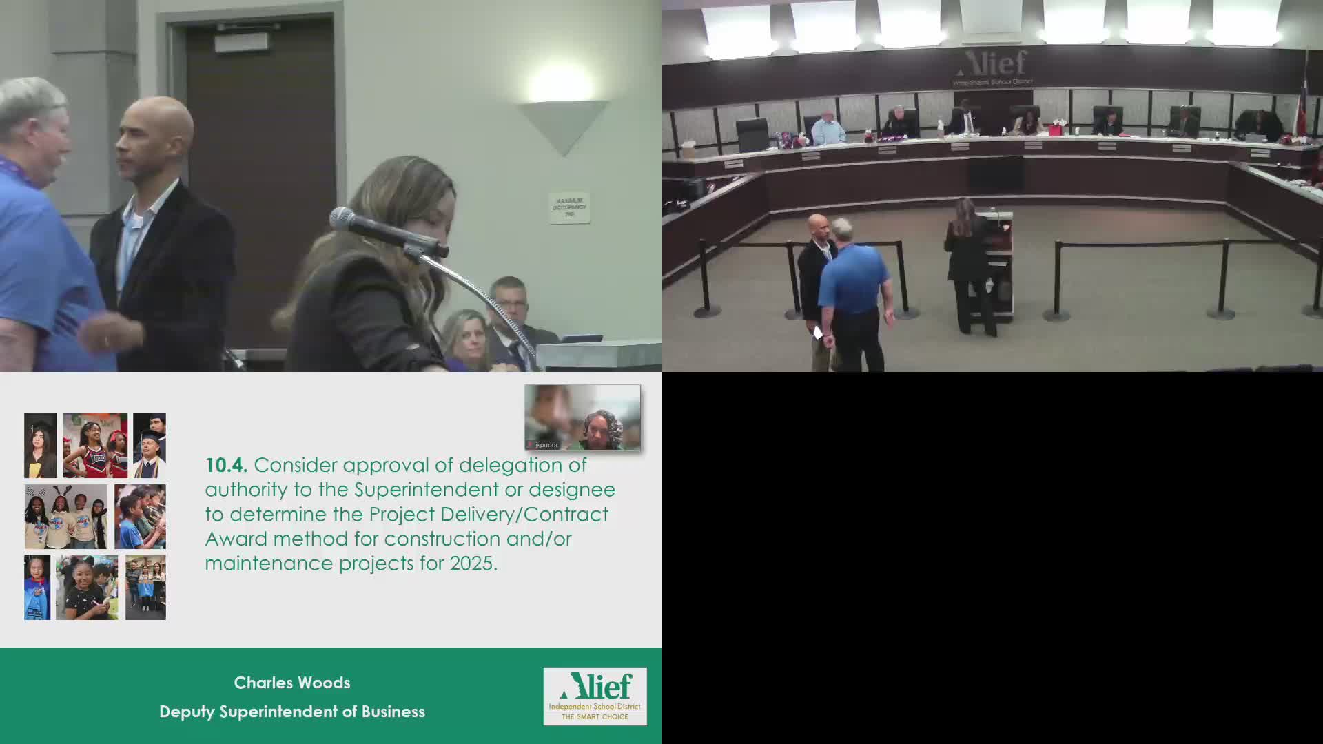 Alief ISD delegates construction procurement-method decisions to superintendent for 2025