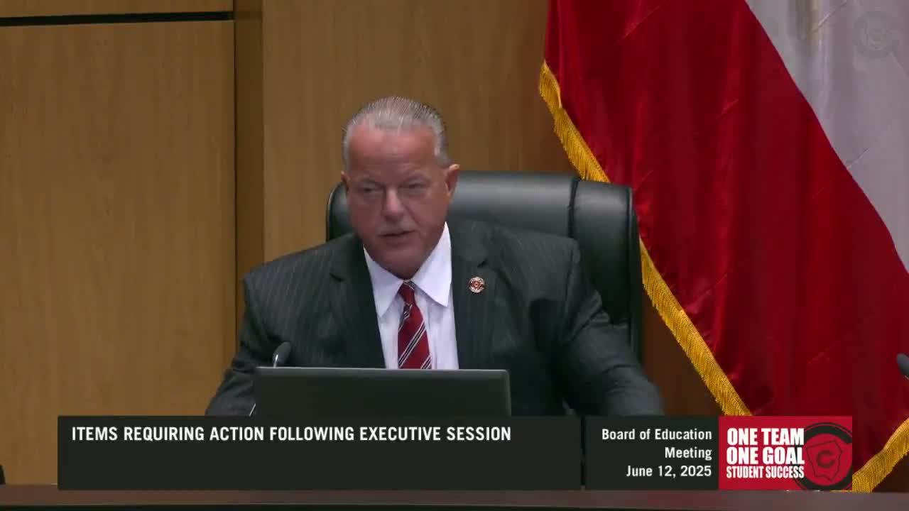 Board approves personnel report and affirms student discipline decision; appointment named