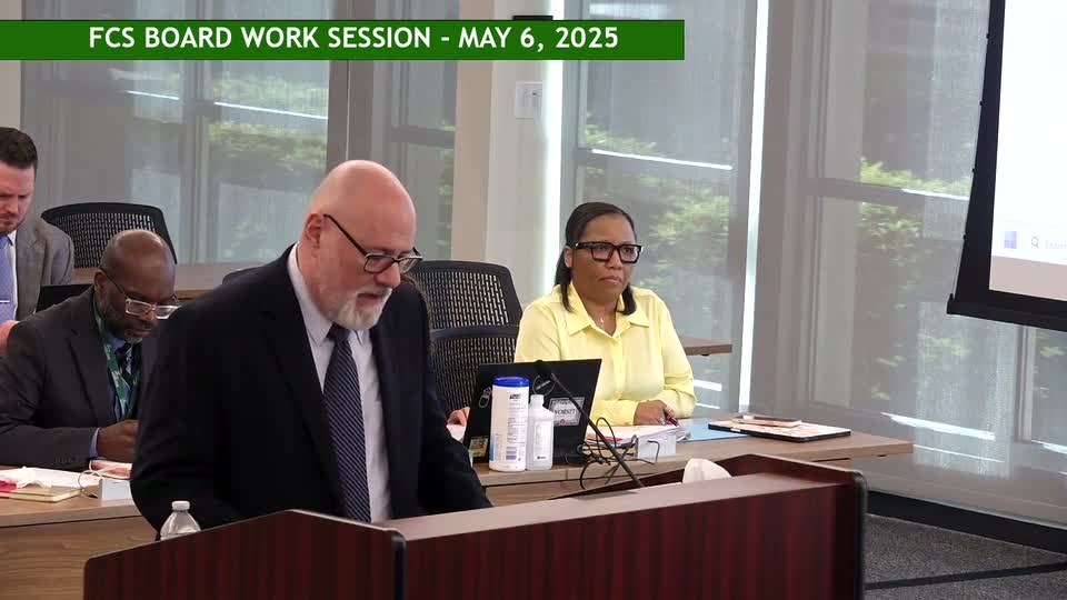 Board previewed Camp Creek Middle School site contract and a slate of district contracting recommendations