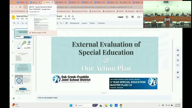 District unveils three-year Special Education Master Plan after 2024 audit
