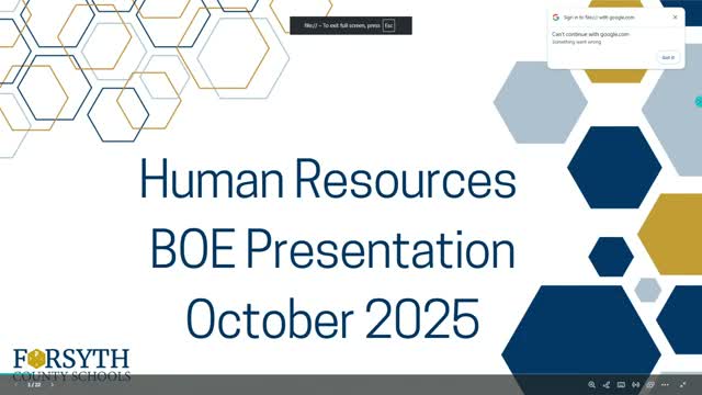 Forsyth County Schools outlines staffing pipelines and rising retention rates in HR update