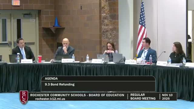 District financial team and PFM outline potential $5M'$6.6M savings from bond refunding