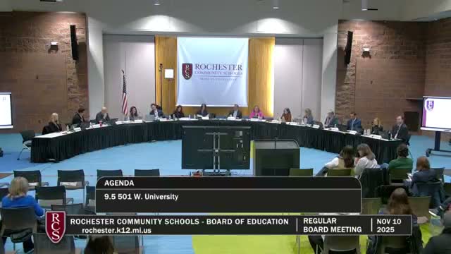 Rochester Community Schools board votes 5-2 to censure trustee over disclosure dispute