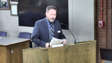 Finance presenter flags lower cash balances, yellow indicator for Interest and Services fund